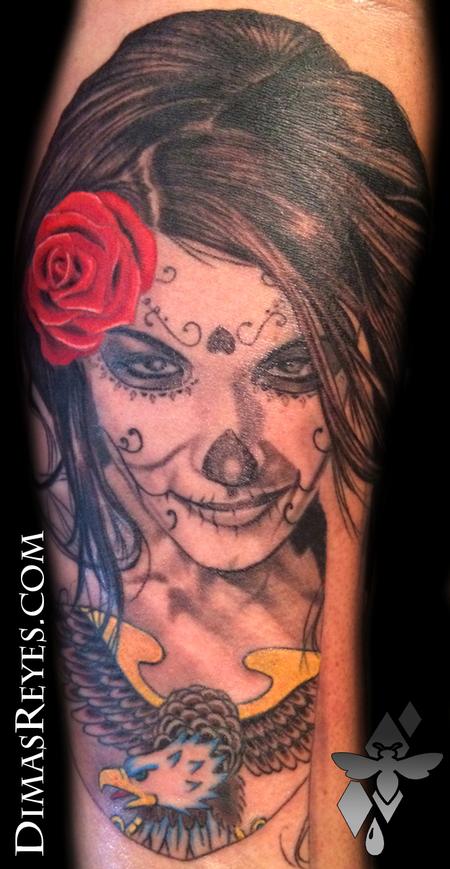Dimas Reyes - Day of the Dead Girl Tattoo